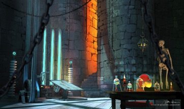 Dr Gaulstone's Lab Concept Art